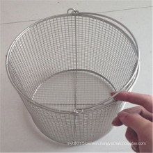 High Quality Rectangle Stainless Steel Wire Mesh Storage Basket